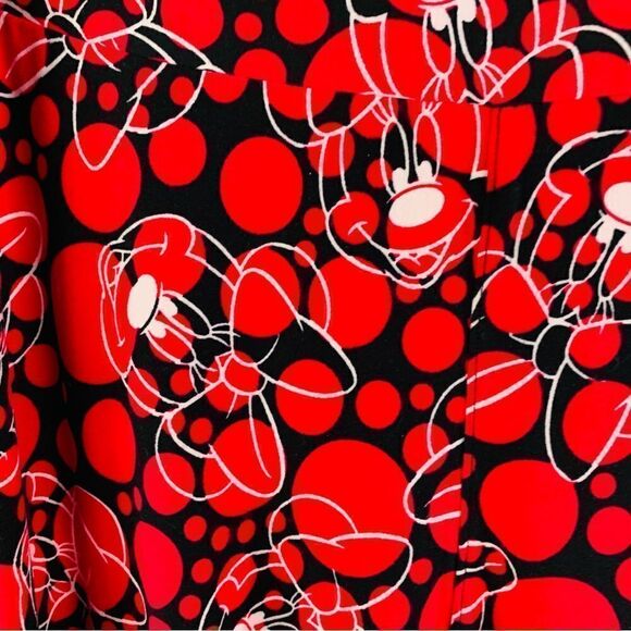 Lularoe Tall and Curvy Minnie Mouse Leggings - Picture 2 of 4